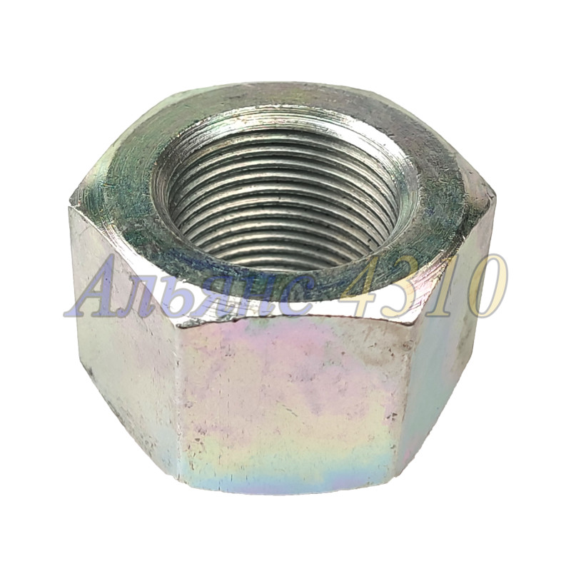 Гайка М27х2х30 стремянки задней рессоры - ЗАВОД